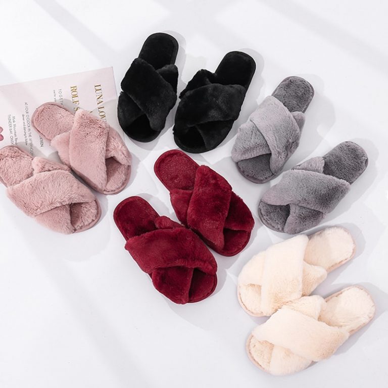 Women’s Fashion Winter Plush Home Slippers