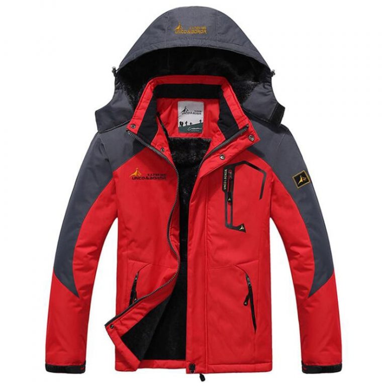 Men’s Winter Parka with Faux Fur