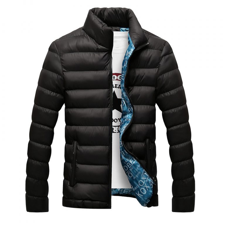 Men’s Quilted Style Winter Windbreaker