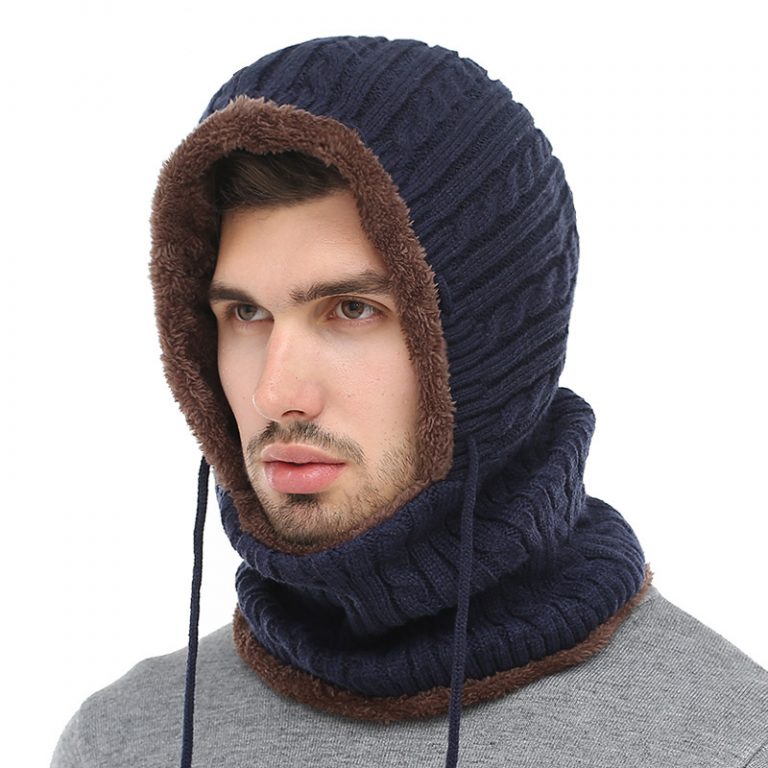Men’s Winter Knitted Hat & Scarf
