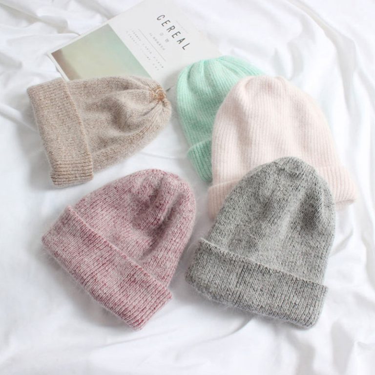 Women’s Winter Hat with Rabbit Fur