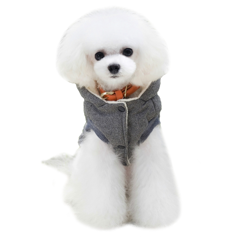 Cute Comfortable Winter Hooded Dog’s Vest