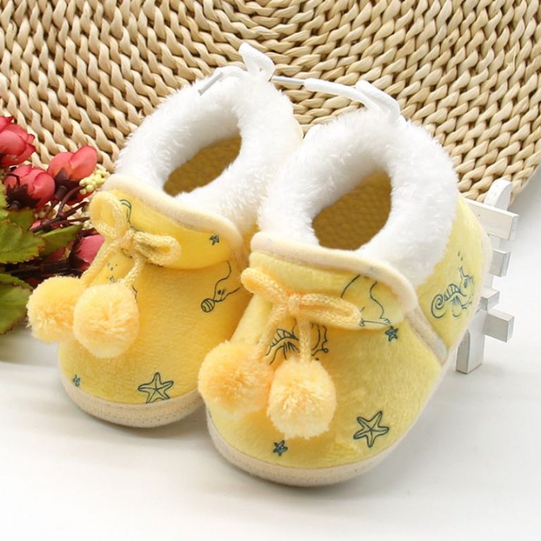 Baby’s Cotton Winter Boots with Soft Sole