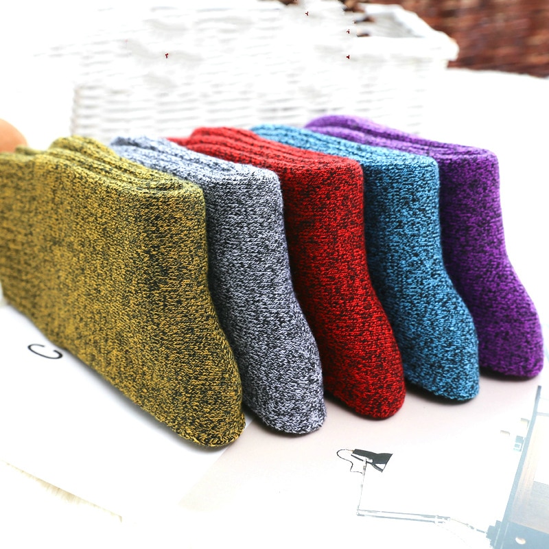 Women’s Thick Winter Socks 5 Pairs Set