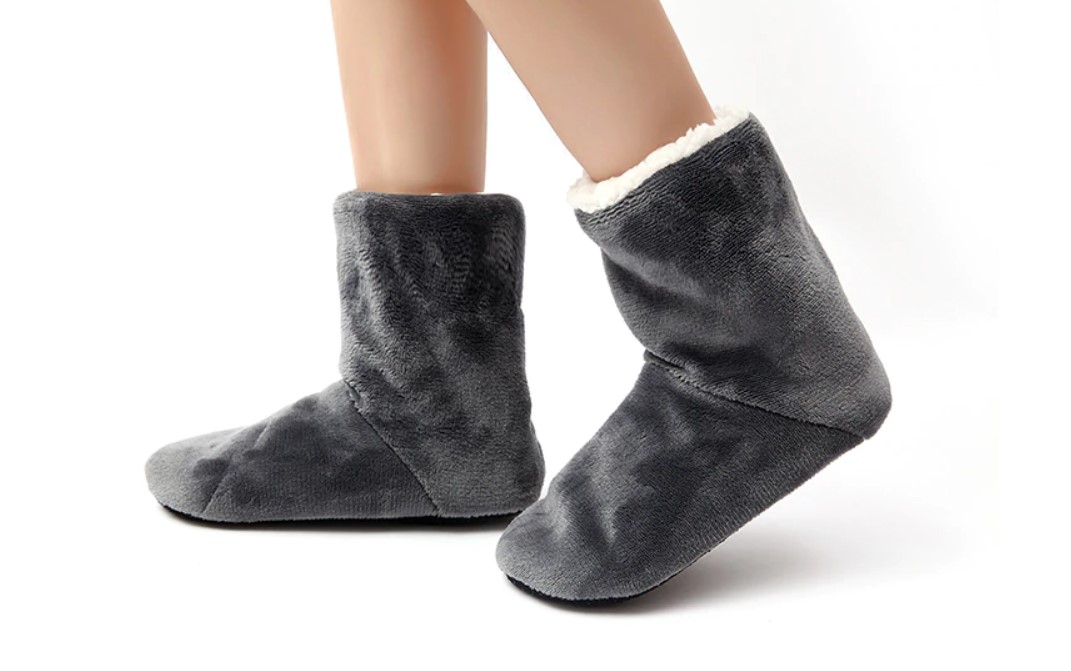 Men's Plush Winter Home Boots