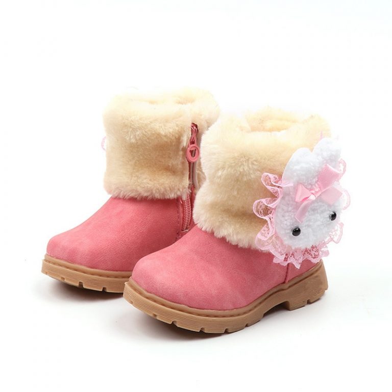 Girl’s Kawaii Plush Winter Boots