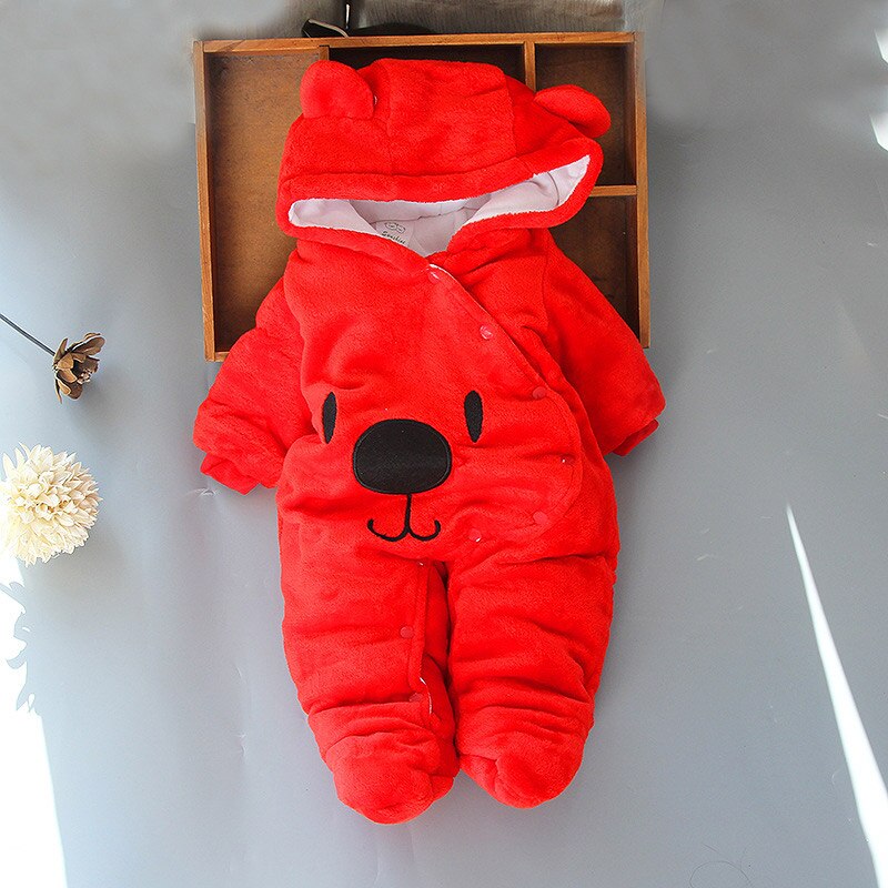Winter Warm Newborn Romper