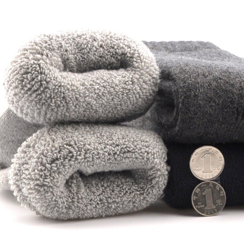 Men's Winter Socks 3 Pairs Set