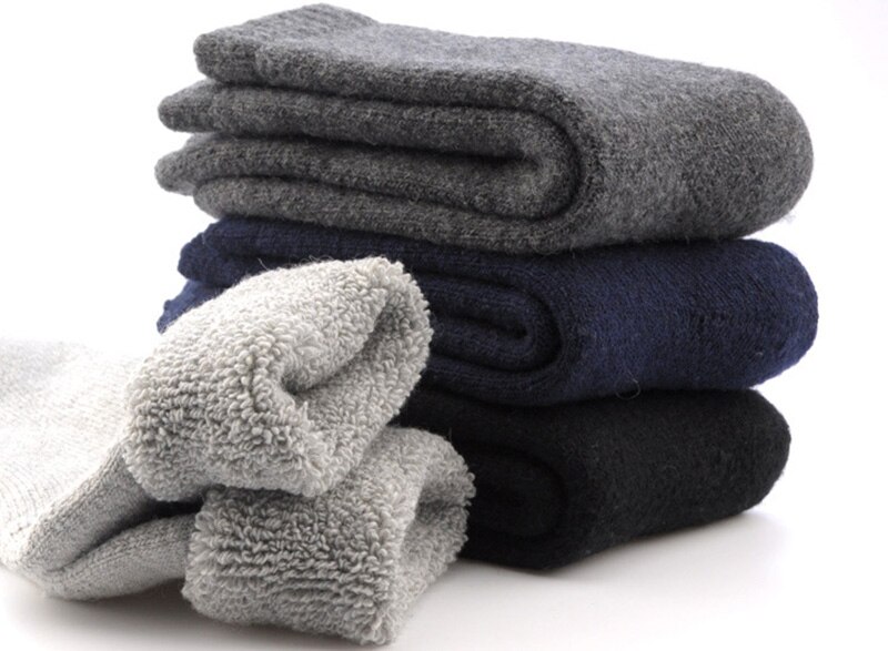 Men's Winter Socks 3 Pairs Set