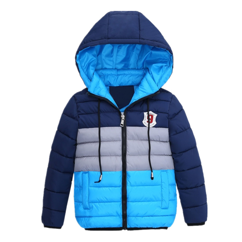 Boy's Winter Hooded Thick Coats