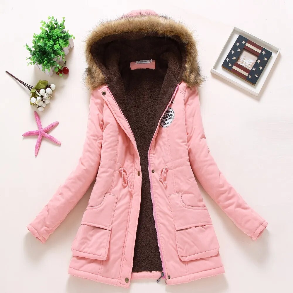 Women's Military Style Winter Parka