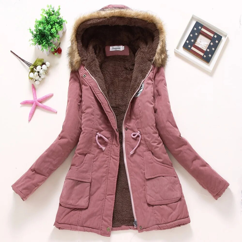 Women's Military Style Winter Parka