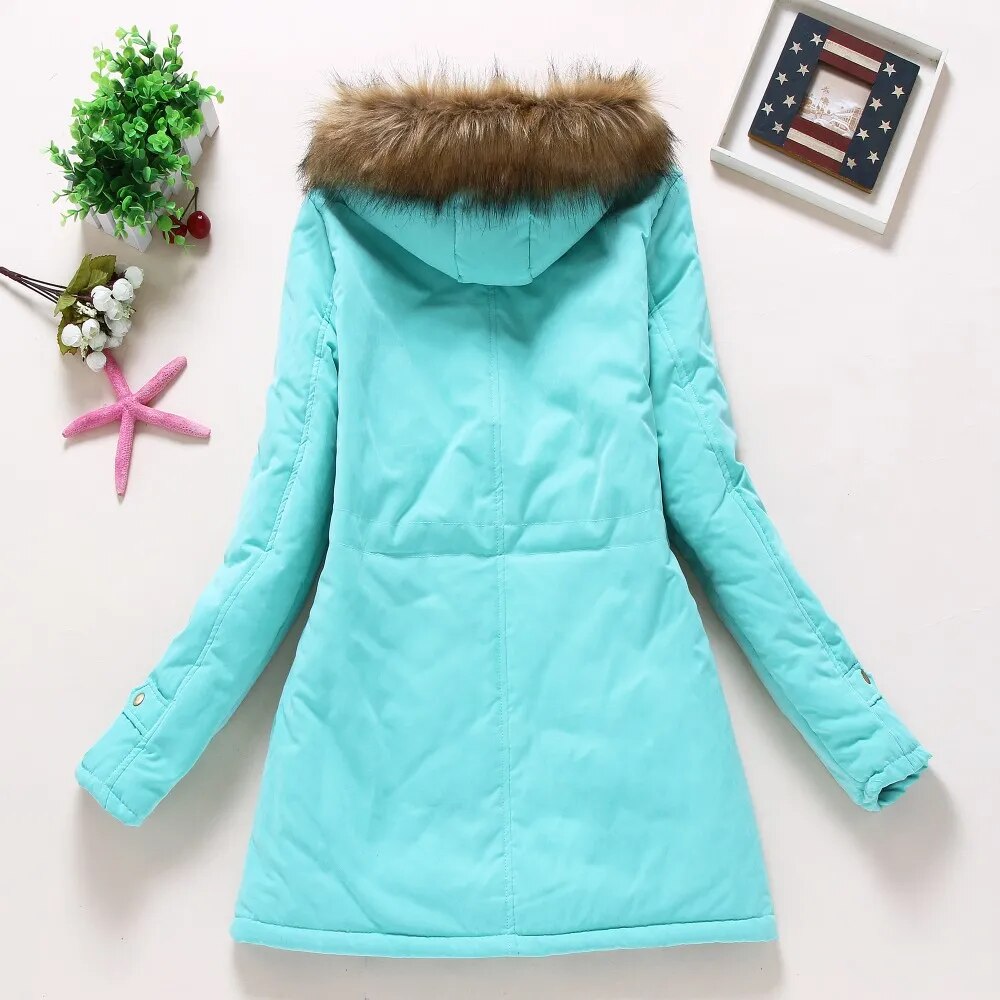 Women's Military Style Winter Parka