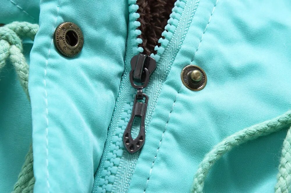 Women's Military Style Winter Parka