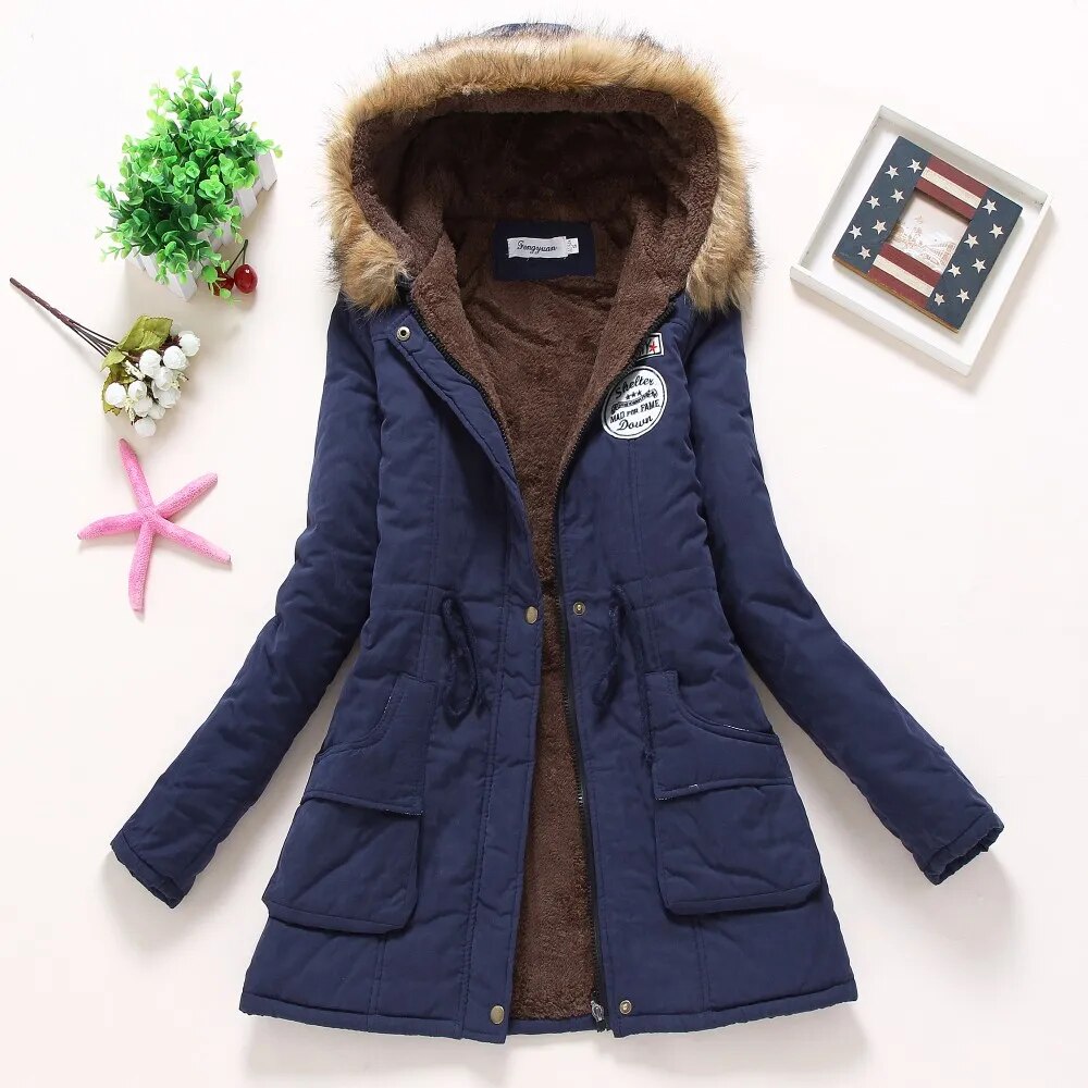 Women's Military Style Winter Parka
