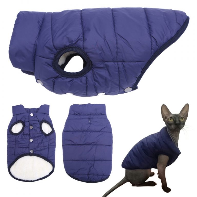 Cat’s Windproof Soft Fleece Winter Vest