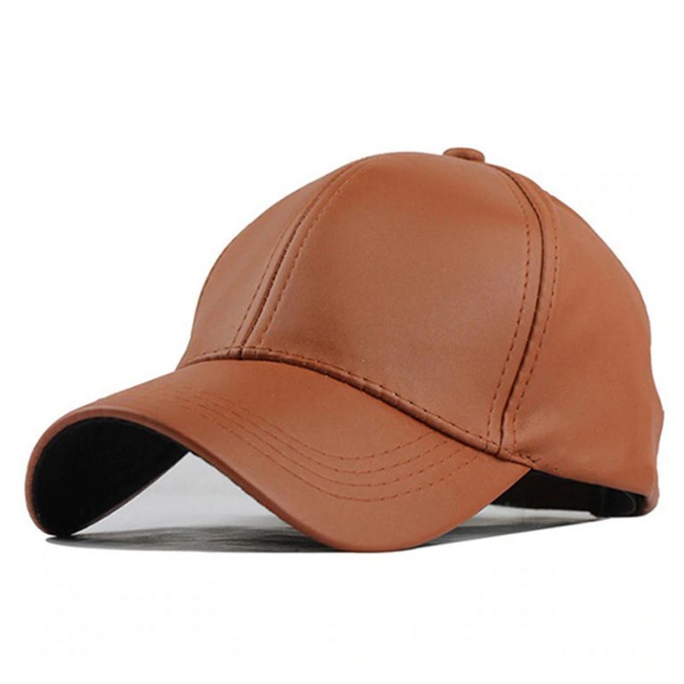 Men’s Leather Winter Baseball Cap