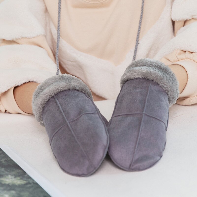 Women's Winter Thick Faux Wool Mittens