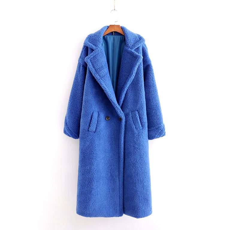 Plush Women’s Coat for Winter