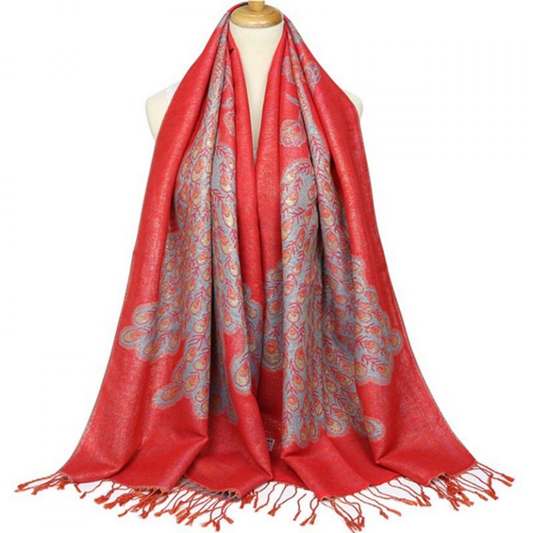 Winter Fashion Bohemian Floral Women’s Scarf