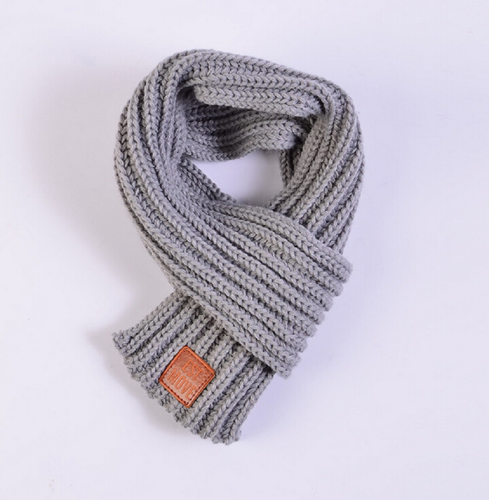 Kid's Knitted Winter Scarf