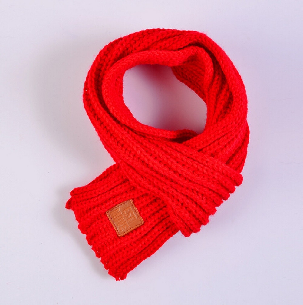Kid's Knitted Winter Scarf