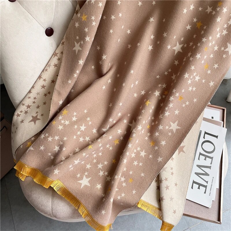 Women's Double Color Winter Scarf