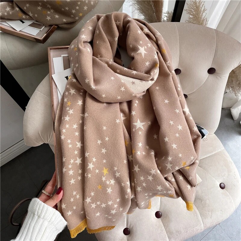 Women's Double Color Winter Scarf