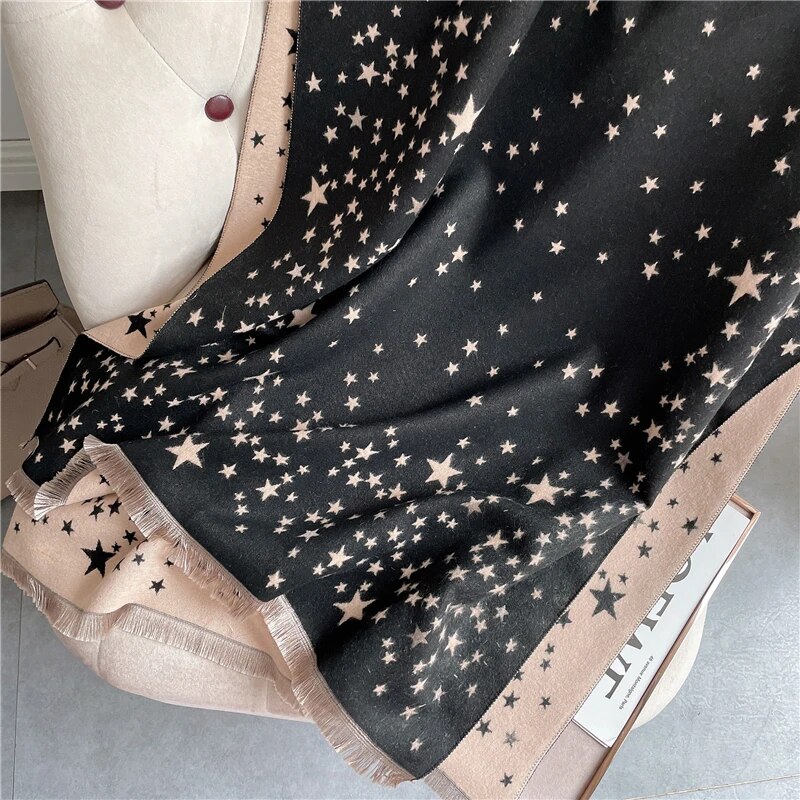 Women's Double Color Winter Scarf