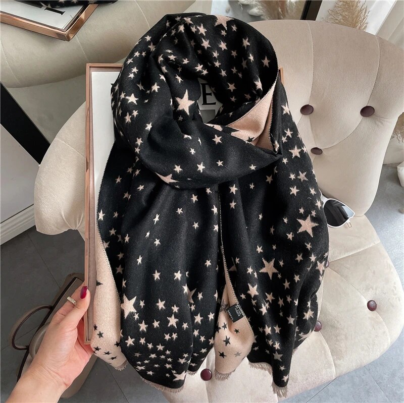 Women's Double Color Winter Scarf