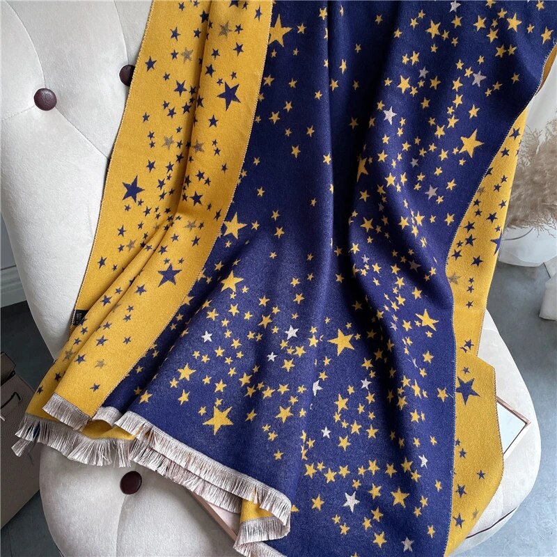 Women's Double Color Winter Scarf