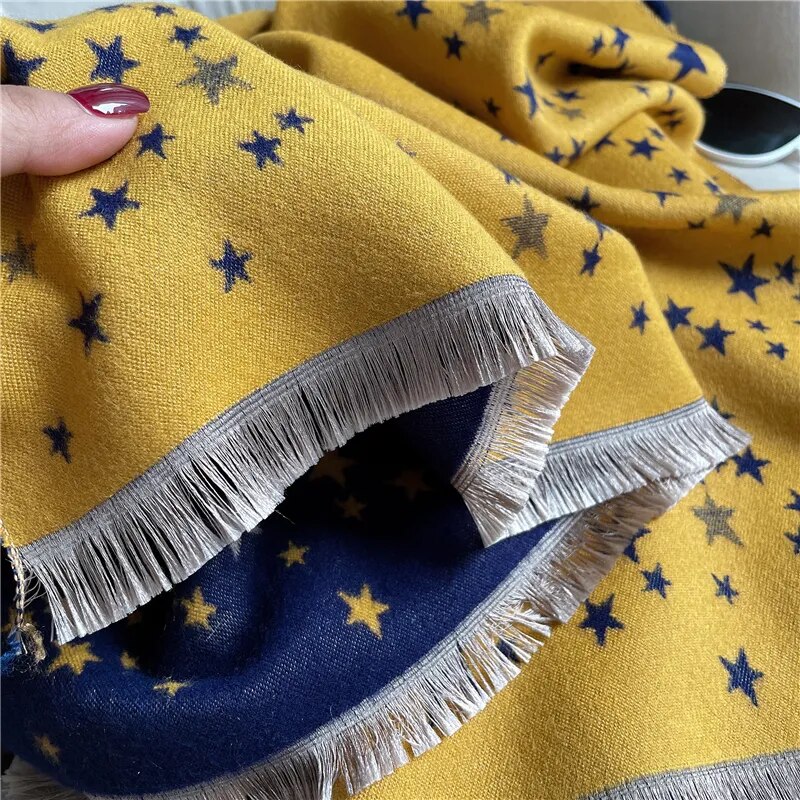 Women's Double Color Winter Scarf