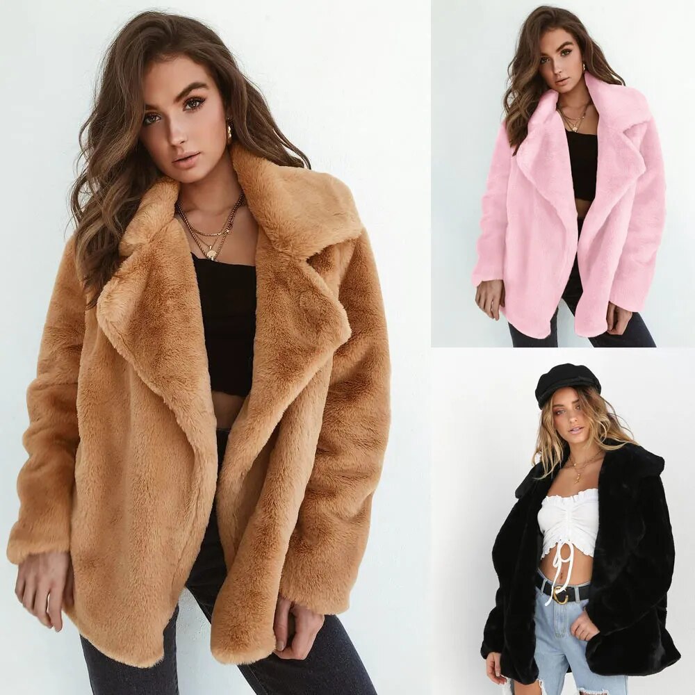 Women's Plush Winter Coat
