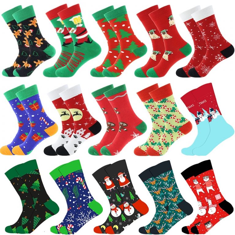 Men’s Christmas Cotton Socks