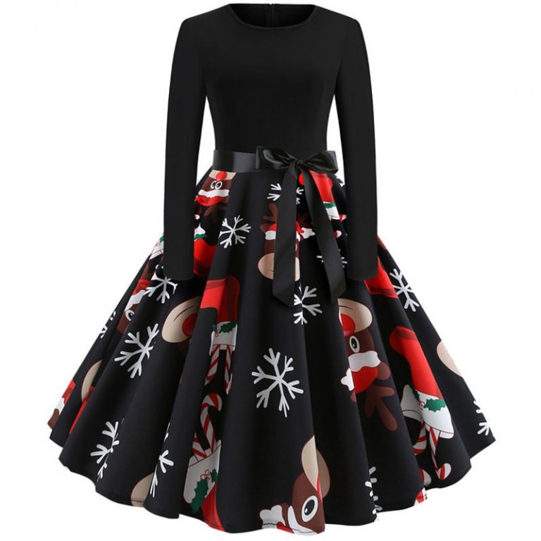 Women’s Christmas Styled Swing Dress