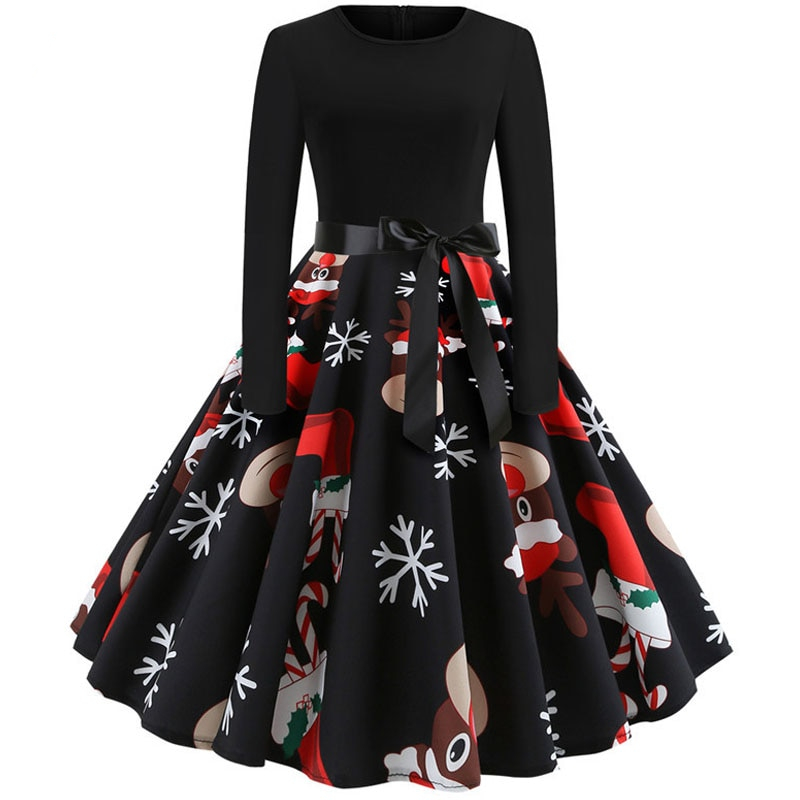 Women’s Christmas Styled Swing Dress