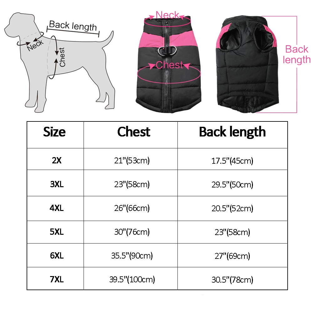 Winter Jacket For Small/Big Dogs