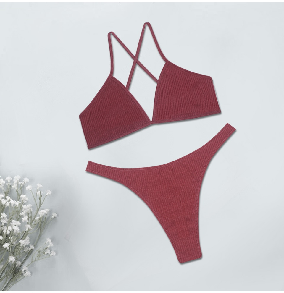 Thin Cotton Underwear Set