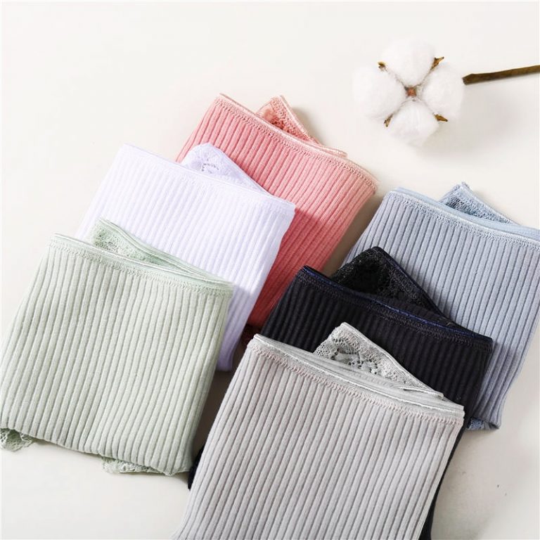 Women’s  Cotton Underwear  Panties  Set, 3 Pcs