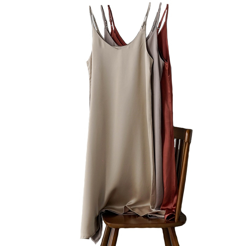 Women’s Basic Satin Dress